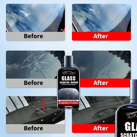 Good Glass Scratch Repair Resin - Glass Scratch Recovery Cream, Anti-Scratch and Wear Protection Lotion for Mirrors, No Polishin