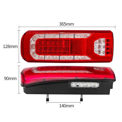For Mercedes Truck ACTROS MP4 MP5 LED Rear Tail Light 24V Truck Reverse Trailer Bumper Brake Lorry Taillight Warning Stop Lamp