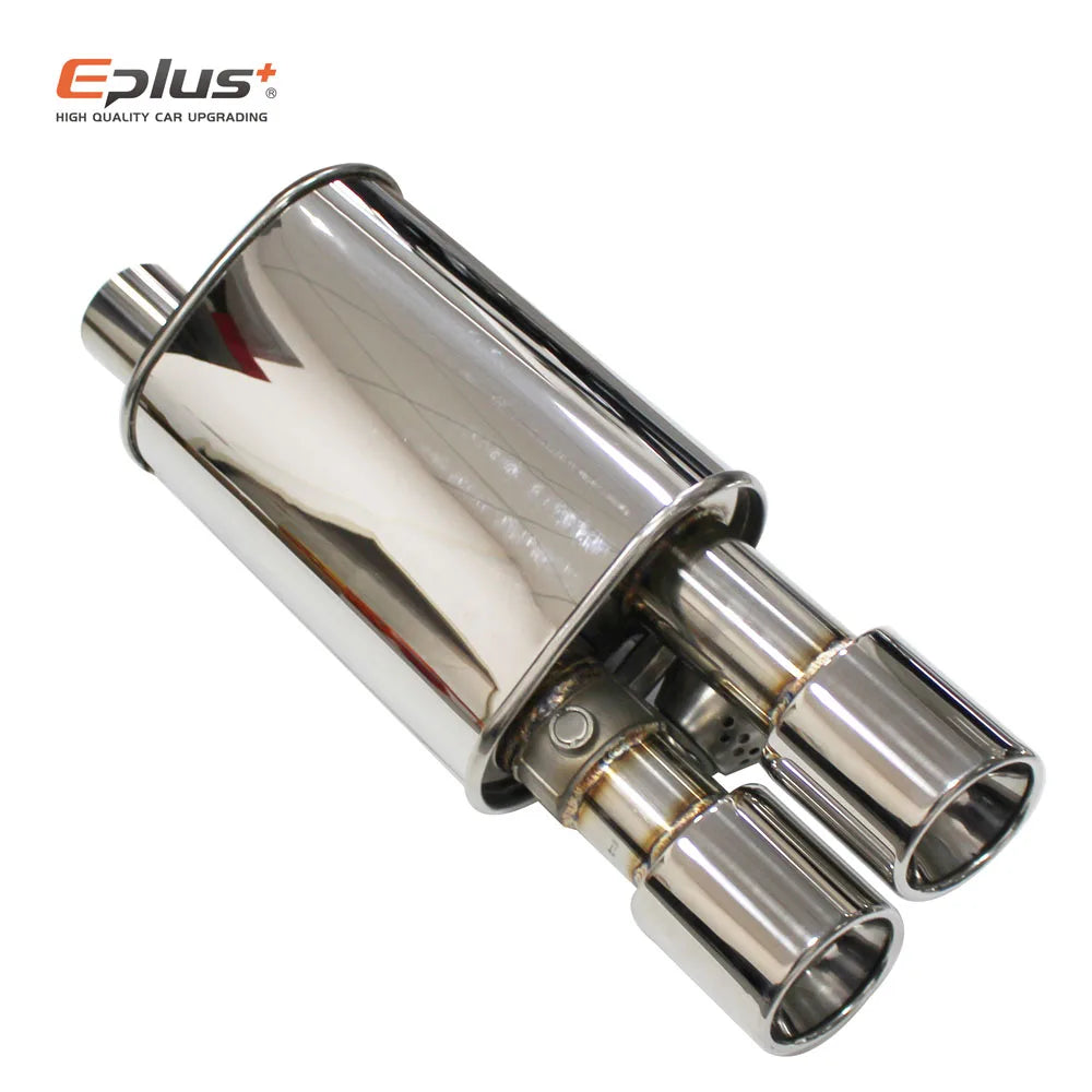 EPLUS 1 Pair Car Exhaust System Vacuum Valve Control Exhaust Pipe Muffler Kit Variable Sound Universal 51 63 76 MM With Nozzle