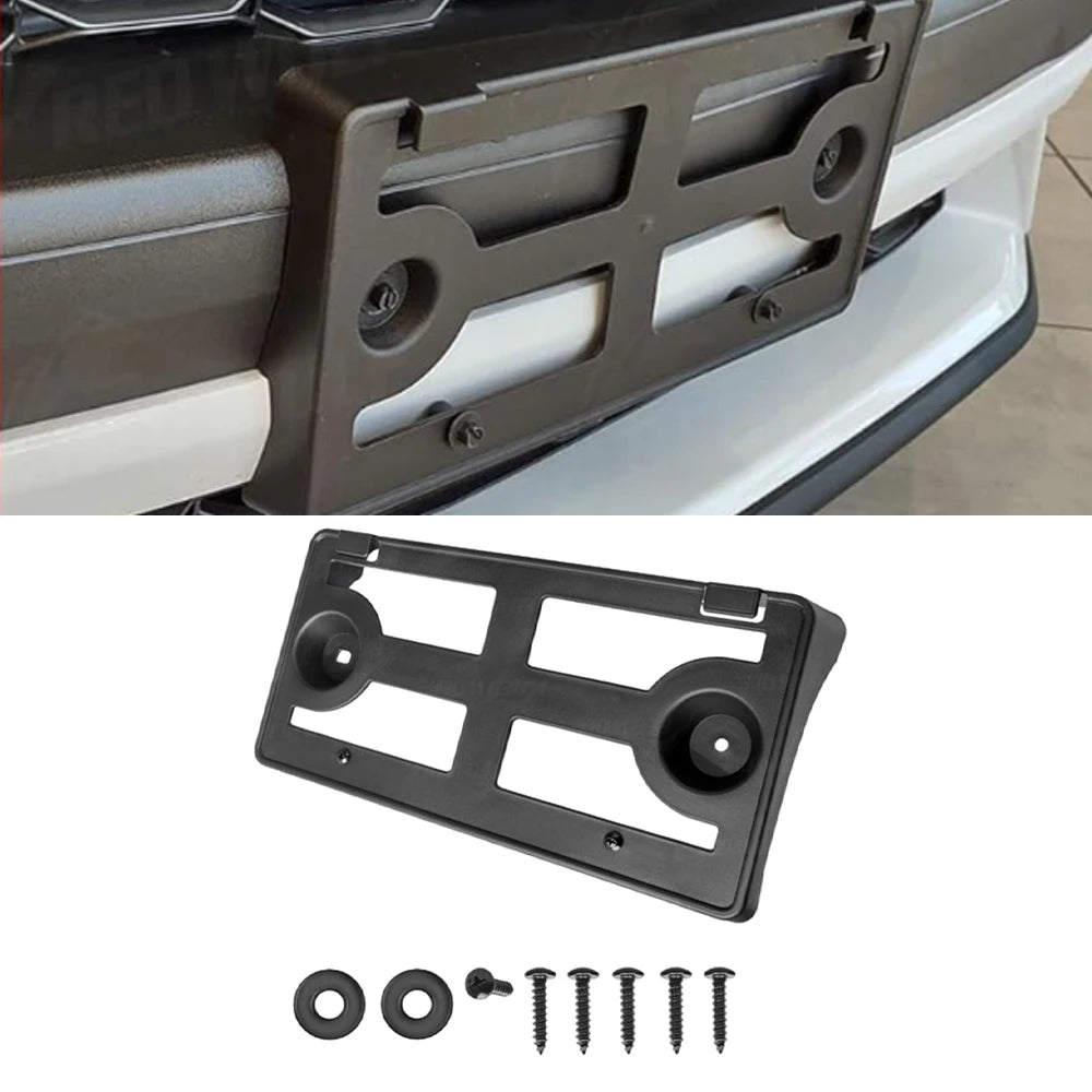 1 set Car Front License Plate Bracket JR3Z17A385AA FO1068169 For Ford Mustang Bullitt Mach EcoBoost GT Premium 2018-2023
