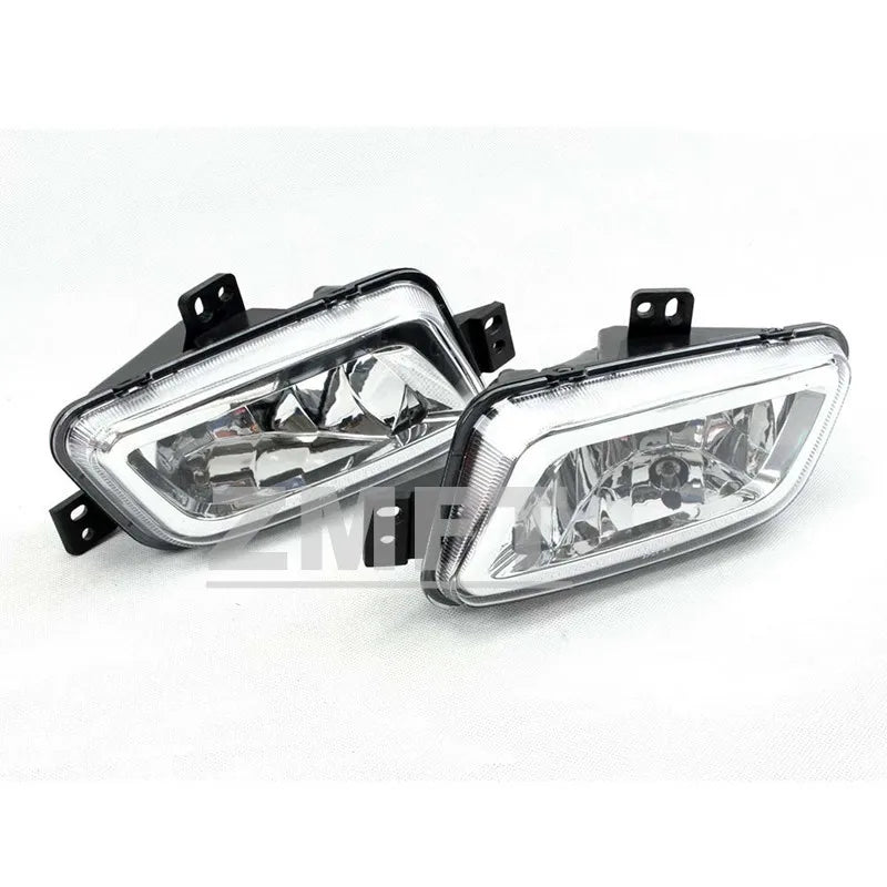 Car Front Driving Lights Fog Lamp Set For Ford Ranger 2015 2016 2017 2018 With Halogen H8 Bulbs Switch Wire Bezel Kits