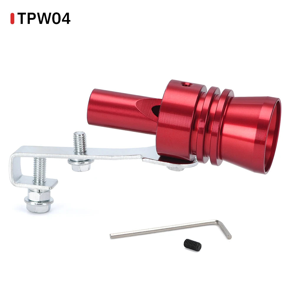 S/M/L/XL Vehicle Refit Device Exhaust Pipe Turbo Sound Whistle Car Turbmuffler Universal Sound Simulator Car Turbo Sound Whistle