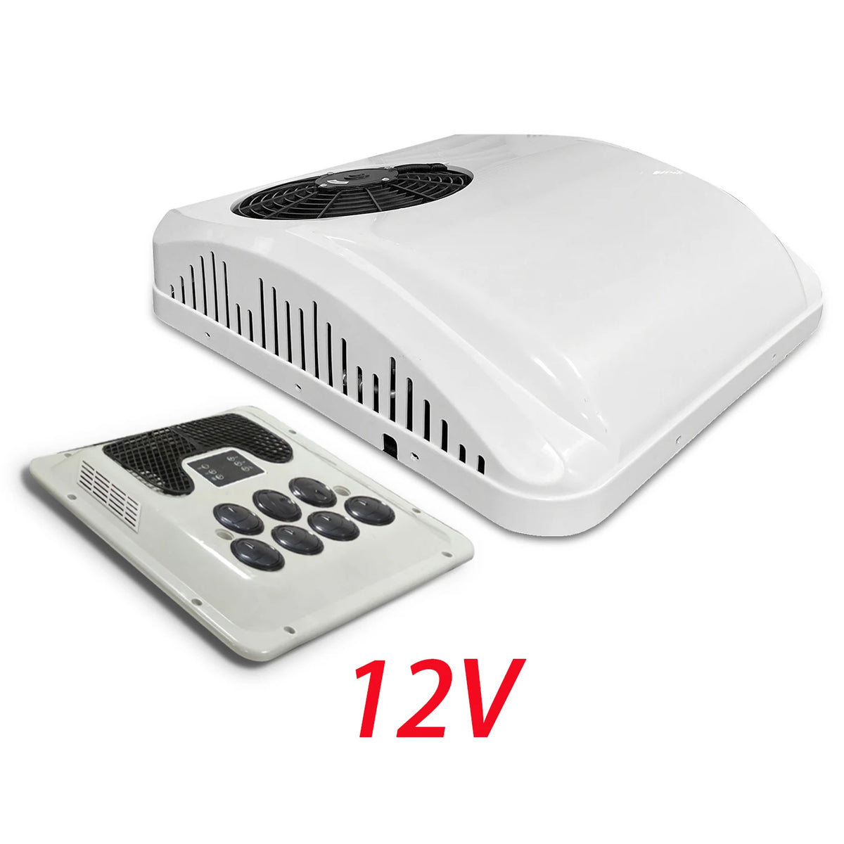 Aspligo 13500BTU RV Roof Air Conditioning 12V 24V Electric Parking Air Conditioner For Truck Camper Van Caravans Motorhome
